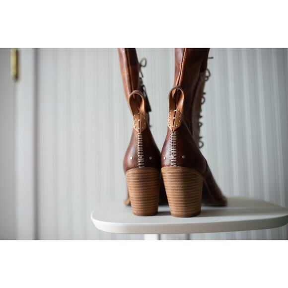 Free People We The Free Canyon Lace Up Boots 39 NEW - Picture 5 of 5